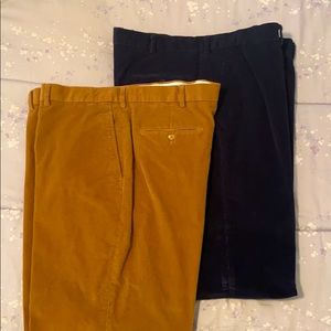 Land’s End Corduroys -Navy and Tan